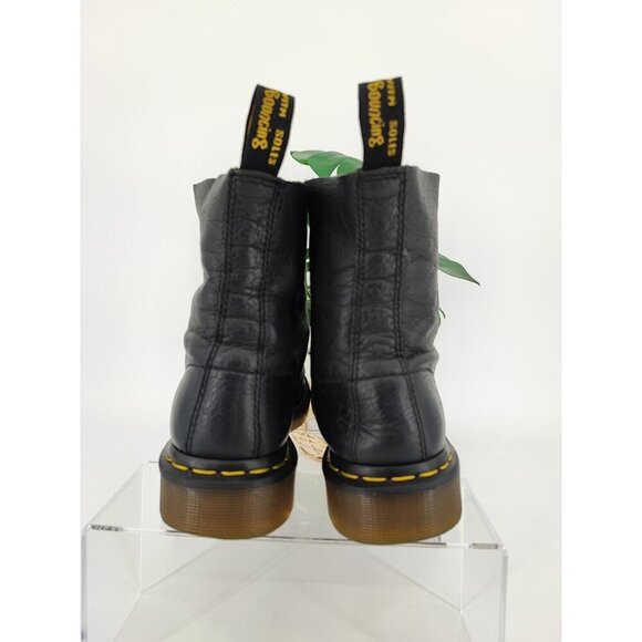 Dr. Martens 1460 Women's Pascal Black Leather Boots Size 7 US - Picture 3 of 8